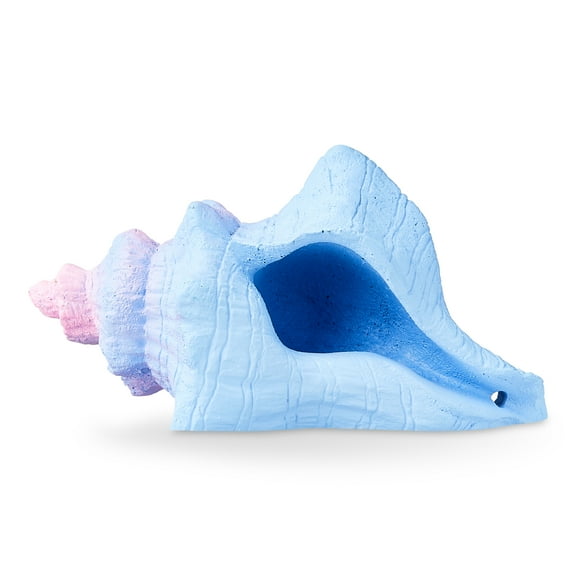 Vibrant Life Resin Aquarium Decoration, Seashell Ornament, 2.16" x 3.74" x 2.28"