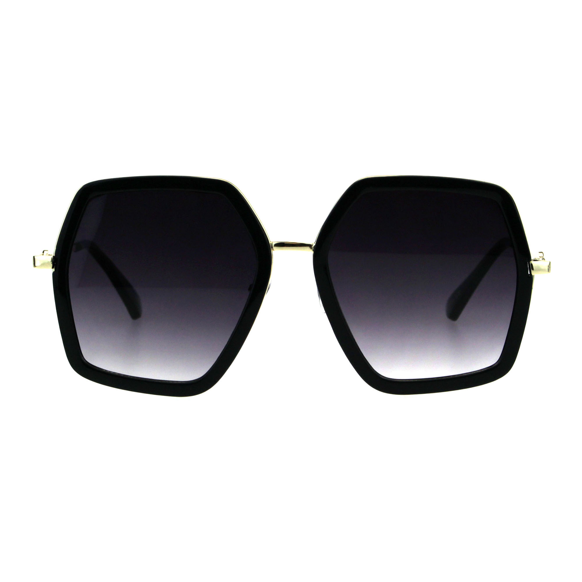 Women Large Hexagon Sunglasses Oversized Geometric Frame UV400 Hexagon Shape Sunglasses Women main image 4