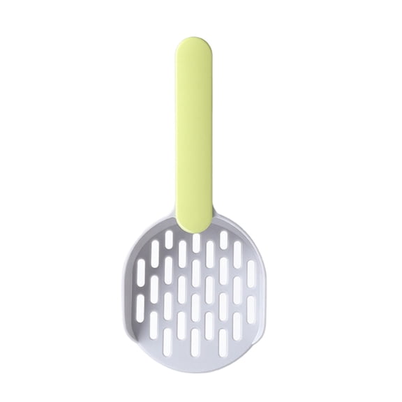 Barhoo Plastic Cat Litter Scoop Portable Shovel Sifter Cleaning Tool Deep Scoop Pet Waste Scooper with Handle Kitty Sand Box Toilet Shovel Durable Easy Clean Home Cat Supplies 5 Colors Available
