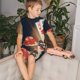 thumbnail image 3 of Balery Casino Poker Chips Conjunto de Pijama Infantil de Manga Corta con Estampado – Ropa de Dormir de Algodón Suave-XX-Large, 3 of 5