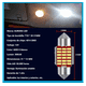 thumbnail image 2 of Set 10pzs Luz Led  Bloosom Interior Auto C5w 31mm Blanco, 2 of 4