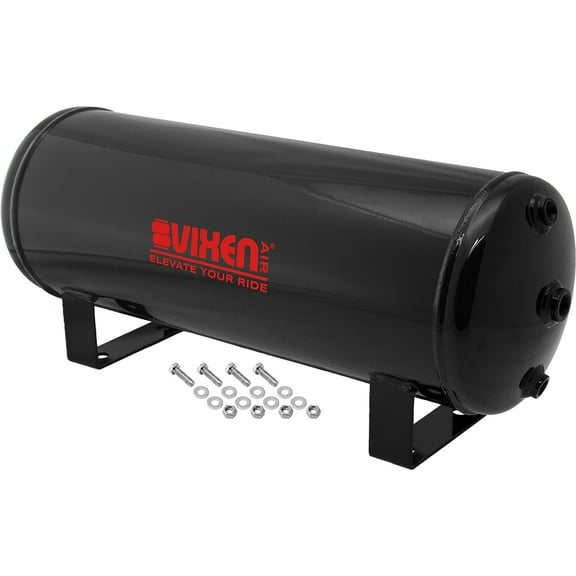 Vixen Air 3 Gallon (12 Liter) 7 Ports Suspension/Air Ride/Bag/Train Horn Air Tank 200 PSI VXT3100