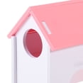 thumbnail image 5 of UPGRATOR 1 Set Small Pet Hideout House for Hamsters and Guinea Pigs in Pink Color with Hiding Function, 5 of 5