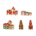 thumbnail image 2 of Yuarrent Caja de decoración navideña, cajas apilables, tapa de caja de decoración navideña duradera festiva Kits de decoración para fiestas tipo+4, 2 of 6