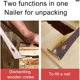 thumbnail image 5 of Stainless Steel Pry Bar, Pocket Metal Nail Puller Scraper Flat Bar, Practical Wedge Remover Tool, Heavy Duty Pry Scraper, Nail Scraper, 5 of 9