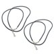 thumbnail image 2 of Black Alloy Lobster Clasp Cord for Necklace and Bracelet Making 20 Pieces DIY Jewelry Accessories, 2 of 4