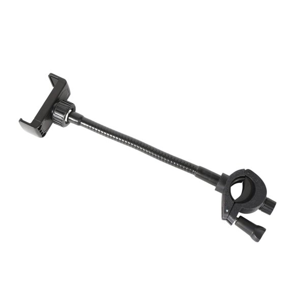 Soporte para micrófono y teléfono, soporte para smartphone, abrazadera flexible y ajustable para micrófono y de música para cualquier smartphone.