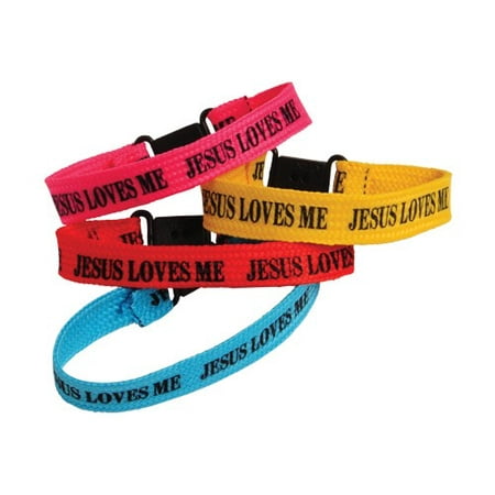 JESUS LOVES ME CLASP BRACELETS, SOLD BY 28 DOZENS