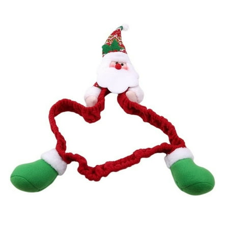Santa Claus Computer (Santa Claus Snowman Design Notebook Computer Cover Red Green Pretty Christmas Decoration Supplies Xmas Home Office Ornaments Snowman Santa Claus Elk)