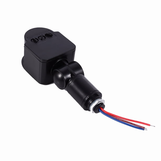 Interruptor De Luz De Pared Con Sensor De Movimiento PIR Infrarrojo De Seguridad De 180 Grados Para Exteriores LED Para Oficina En Casa