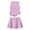 Pink, variant on Grblisyd Girls Skirt Sets Polka Dots Sleeveless Tank Tops and Tennis Skirt 2 Piece Workout Outfits 3-13 Years