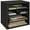 Black, variant on Ballucci 4-Tier File Paper Organizer, Wood Stackable Letter Tray with Adjustable Shelves, Black