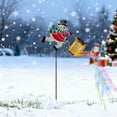 thumbnail image 4 of Solar Snowman Watering Can Garden Lights – Resin Snowman Ground Lights for Patio Yard Grass, Waterproof Solar-Powered Ambiance Lamp, Festive Christmas Garden Decor, 9.06*4.72in, Multicolor, 4 of 6