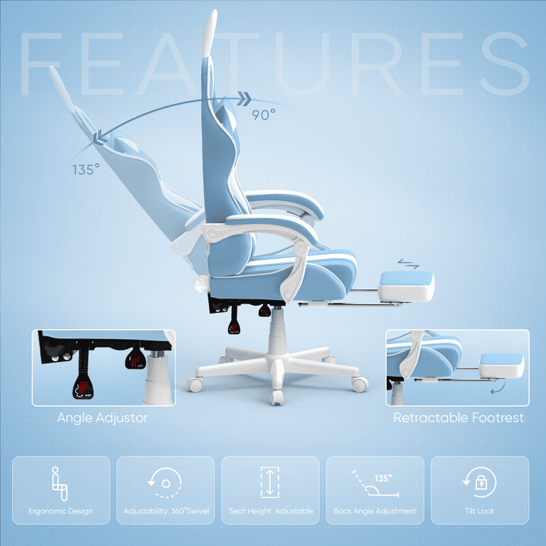 Blue bunny gaming chair new arrivals