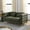 Green, variant on YWEN Loveseat Sofa Modern Couch, 60" W Teddy Bouclé Comfy Cloud Sofa with Gold Legs & Pillows, Upholstered Tufted Deep Seat Cozy Sherpa Couch for Living Room, Bedroom, Office, Apartment
