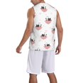 thumbnail image 2 of Honeii Umbrella Cat print basktball shirt for men and women, Unisex basketball jersey for Theme party-X-Large, 2 of 6