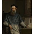 thumbnail image 3 of Paolo Veronese 12x14 Black Modern Framed Museum Art Print Titled - Portrait of Daniele Barbaro (1556 - 1562), 3 of 5