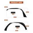 thumbnail image 2 of Mescukay 4 PCS Fenders Flares for 2018-2024 Wrangler JL & JLU Unlimited, Flat Front & Rear Fenders Flares, Off-Road Metal Steel Wheel Liner, 2 of 7