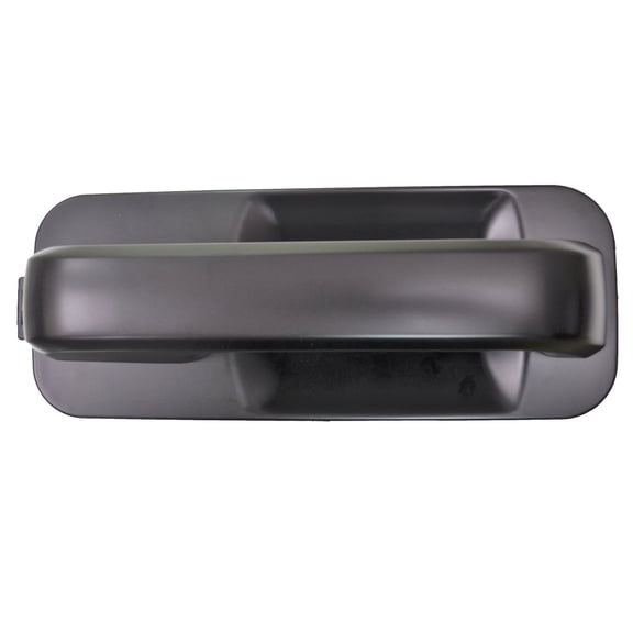 PT Auto Warehouse FO-3515S-FRK - Exterior Outer Outside Door Handle, Smooth Black - Front Right Passenger Side