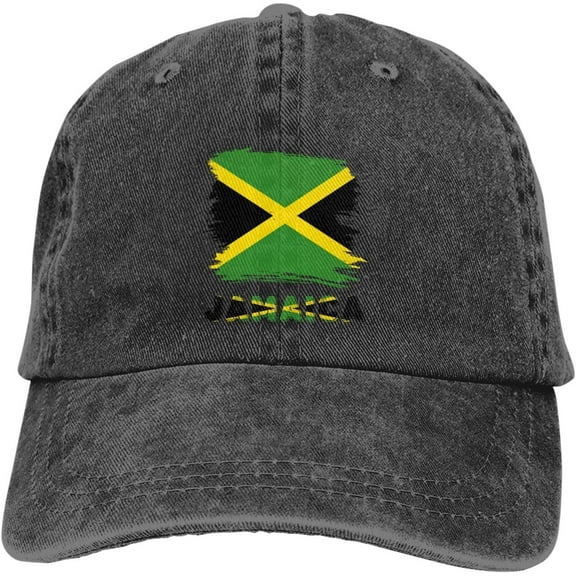 Vintage Jamaica Flag asquette Hat Dad Trucker Flat Bill Baseball Cap for Men Women Adjustable