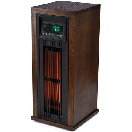 Lifesmart - 23 Inch Tower Heater with Oscillation - Brown