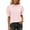 Light Pink, variant on Sweater for Women 2026 Puff Short Sleeve Solid Basic Casual Knitted Slim Summer Trendy Clothes 2025 Light Pink