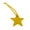Yellow, variant on Trendy Leather Star Bag Label Elegant Five-pointed Star Key Holder Stylish Luggage Pendant Travel Accessory for Female