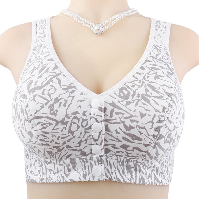 Amzcrzy Womens Button Front Closure Sports Bra Padded Push Up Wirefree Yoga Bras Racerback Workout Gym Bra Top Training Running Bras S-3XL