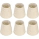 thumbnail image 1 of Juego de 6 pantallas pequeñas, pantalla de arpillera con clip para lámpara de mesa y de pie, pantalla de araña nórdica beige de 3,5 x 5,5 x 5,2 pulgadas, 1 of 5