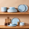 thumbnail image 5 of Famiware Constellation 12 Pieces Dinnerware Stoneware Sets, Ice Blue, 5 of 5