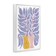 thumbnail image 3 of Stupell Industries Eclectic Purple Leaves in Vases White Framed Giclee Art, 20 x 30, by Martina Pavlova, 3 of 8