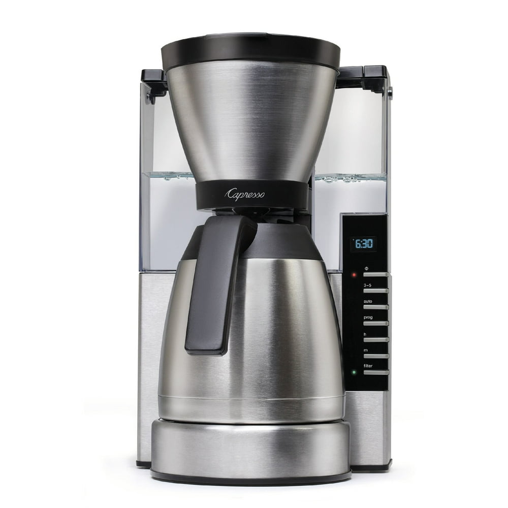 Capresso MT900 Rapid Brew Coffee Maker with 10 Cup Thermal Carafe & Removable Water Tank