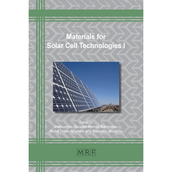 Materials Research Foundations Materials for Solar Cell Technologies I, Book 88, (Paperback)