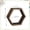 S, variant on Hexagon floating wall shelf, hexagon storage rack - for home decoration lovers - perfect gift - suitable for bathroom, bedroom(Single piece)