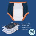 thumbnail image 2 of Pantalones de entrenamiento MooMoo Baby, 8 unidades, algodón absorbente, 3T, 2 of 6