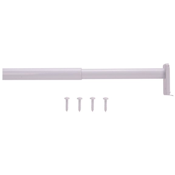 ProSource 21013PHX-PS Adjustable Closet Rod, 30 to 48 in L, Steel