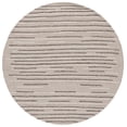 thumbnail image 2 of Safavieh Ebony Terrance Geometric Striped Area Rug, Gray/Black, 6' x 6' Round, 2 of 10
