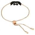 thumbnail image 2 of ICONIC SWAN BRACELET, BLACK, ROSE GOLD PLATING 5344132, 2 of 2