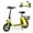 Yellow-Updated, variant on Dazone 450W 36V Folding Electric Scooters E-Scooter, 12 inches Tires Sports Electric Scooter with Seat, Adult Electric Bike Ebike Biycle, Electric Moped for Adult Commuter, Black