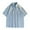 Sky Blue, variant on WREESH Men's Casual Striped Button Down Shirts Short Sleeve Fashion Top with Striped Design Black