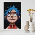 thumbnail image 3 of 2D Gorillaz Decorative Painting Canvas Wall Poster Art Picture Painting Gift Living Room Posters Bedroom Painting Decor, 3 of 8