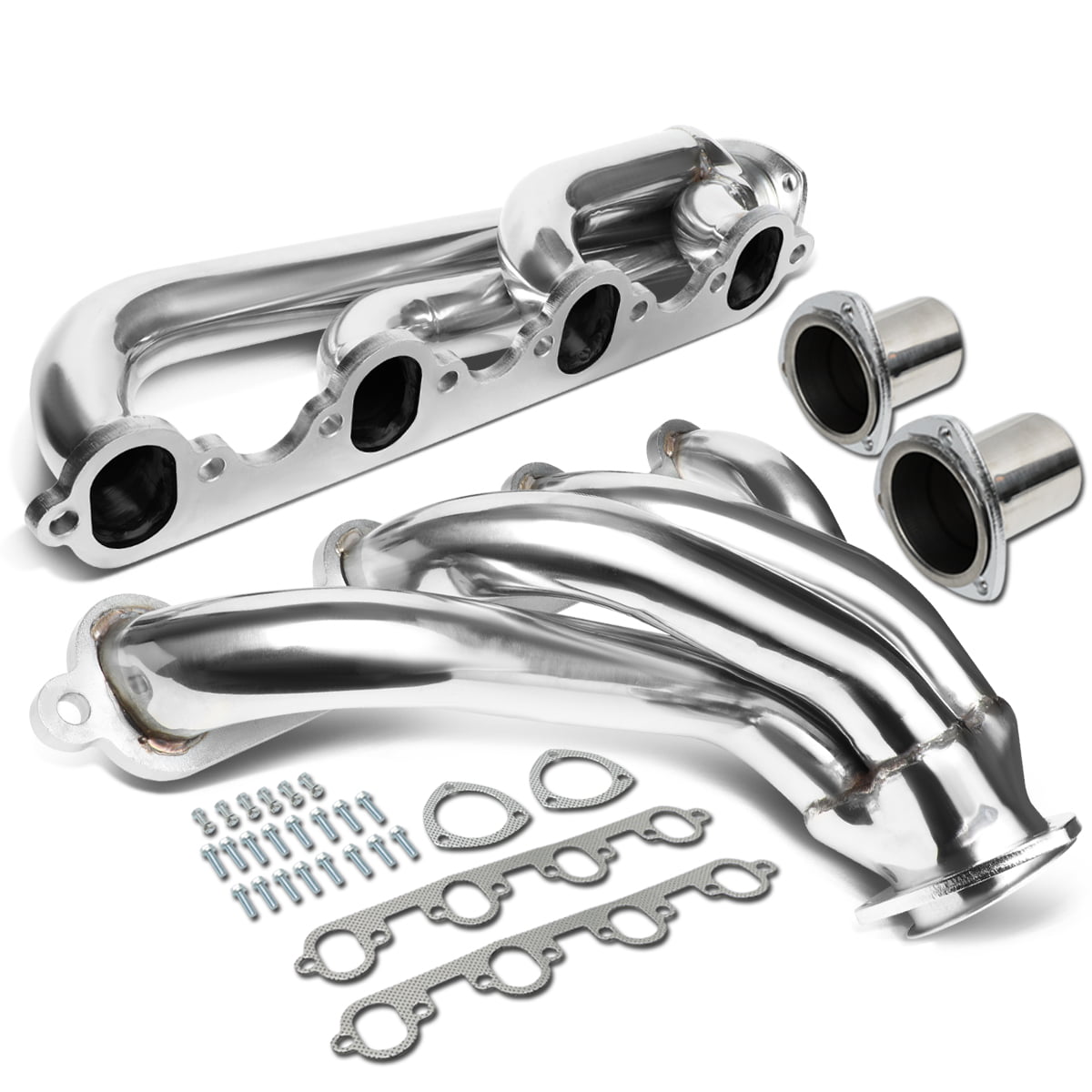 DNA MOTORING HDS-F15011-50L Stainless Steel Exhaust Header Manifold 