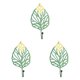 thumbnail image 3 of Colgador de pared Moyic organizador decorativo de metal Verde B, 3 of 6