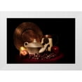 thumbnail image 3 of C. Thomas McNemar 14x11 White Modern Wood Framed Wall Art Titled - Teapot with Fruit Still Life, 3 of 5