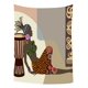 thumbnail image 1 of ABPHQTO Super Especiales Mujer Africana Dormitorio Sala de estar Arte Tapiz para colgar en la pared Tamaño 150x200 cm ABPHQTO QB-ZK-96-80x60, 1 of 1