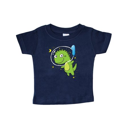 

Inktastic Dinosaur Astronaut 1st Gift Baby Boy or Baby Girl T-Shirt