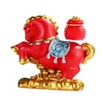 thumbnail image 3 of Estatua de caballo en miniatura, estatua de animal de resina, ideal como regalo, obra de arte, figura de Feng Shui. C, 3 of 9