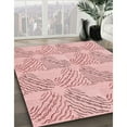 thumbnail image 3 of Ahgly Company Machine Washable Indoor Rectangle Transitional Light Red Pink Area Rugs, 8' x 10', 3 of 7