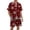 Wine, variant on Tiweut Comfy Pajamas Sets Mens Christmas Multicolored Floral Printed Silk Satin Short Sleeved Lapel Button Up T-Shirts and Shorts Set Holiday Ladies Sleepwear Set,Dark Green,L