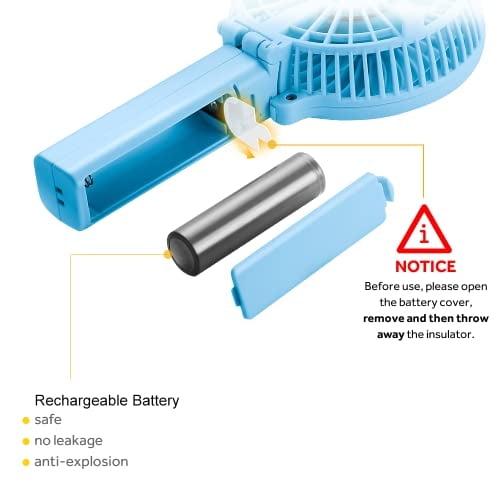 Mini ventilador de mano, EasyAcc Ventilador de escritorio USB Pequeño